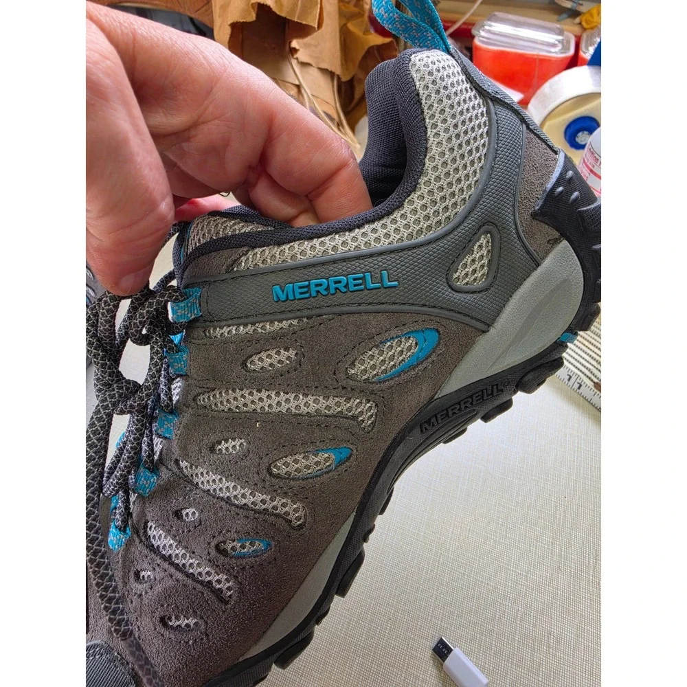 Merrell Moab Hiking Shoes - Grey and Blue
